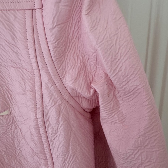 Vintage COURREGES Pink Vinyl Jacket - Picture 8 of 8